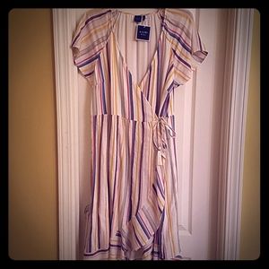 Multistripe sonoran sunrise dress